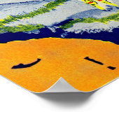 Golf und Blume Poster (Ecke)