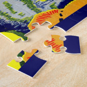 Golf und Blume Puzzle (Seite)