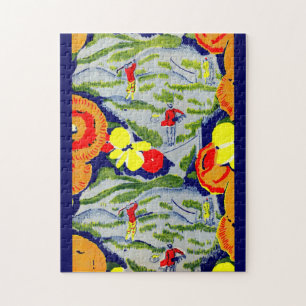 Golf und Blume Puzzle