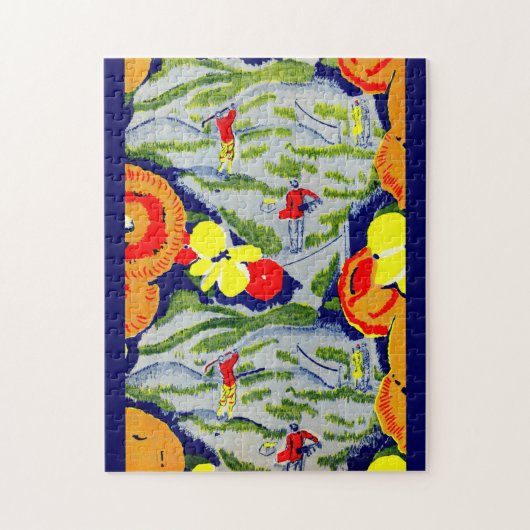 Golf und Blume Puzzle (Vertikal)