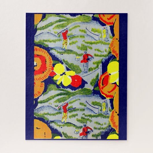 Golf und Blume Puzzle (Vertikal)