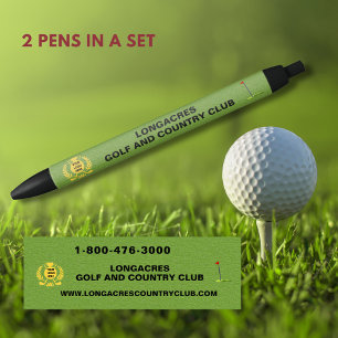 Golf- und Country Club Liga Logo Website Telefon S Kugelschreiber