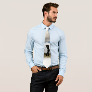 Golf und Golfer Krawatte