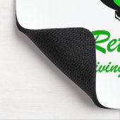Golf und Ruhestand Mousepad (Ecke)