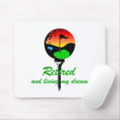 Golf und Ruhestand Mousepad (Mit Mouse)
