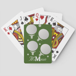 Golf und T-Shirt Vatertag Geschenk Spielkarten
