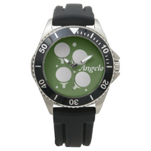 Golf- und Tee-Verlauf Ball Herren Geschenk Armbanduhr