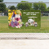 Golf UND WEIN, deshalb bin ich hier Banner (Insitu)