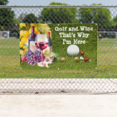 Golf UND WEIN, deshalb bin ich hier Banner (Insitu)