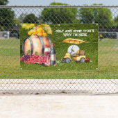 Golf UND WEIN, deshalb bin ich hier Banner (Insitu)