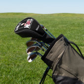 Golf und Wein, deshalb bin ich hier für Golfer Golf Headcover (In SItu)