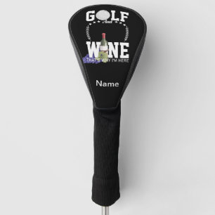 Golf und Wein, deshalb bin ich hier für Golfer Headcover
