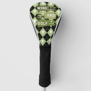 Golf und Wein für Golfer Headcover
