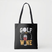 Golf und Wein für Golfer Tasche (Vorderseite)