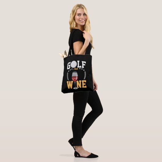 Golf und Wein für Golfer Tasche (Am Model)