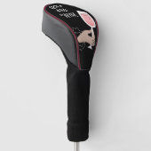 Golf und Wein für Golfspieler Golf Headcover (angewinkelt)