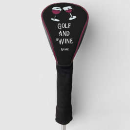Golf und Wein für Golfspieler Golf Headcover