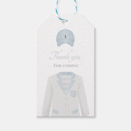 Golf Uniform Babydusche Dank Geschenkmarke Geschenkanhänger