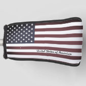 Golf USA & American Flag /Staaten Golf Clubs Cover Golf Headcover (Vorderseite)