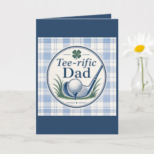Golf-Vater Alles Gute zum Geburtstag Karte Tee-rif