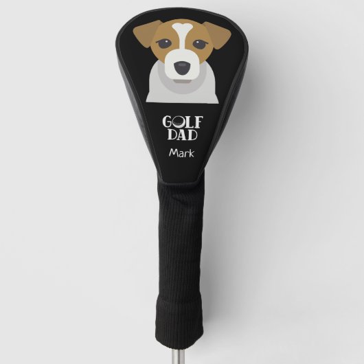 Golf Vater für Hunde Headcover (Vorderseite)