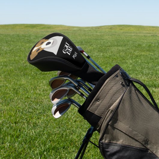 Golf Vater für Hunde Headcover (In SItu)