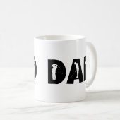 Golf-Vater-Geschenk Kaffeetasse (VorderseiteRechts)