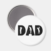 Golf Vater Geschenk Magnet (Vorderseite/Rückseite)