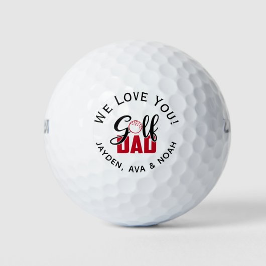 Golf Vater Golf Balls Golfball (Vorderseite)