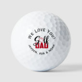 Golf Vater Golfball (Vorderseite)