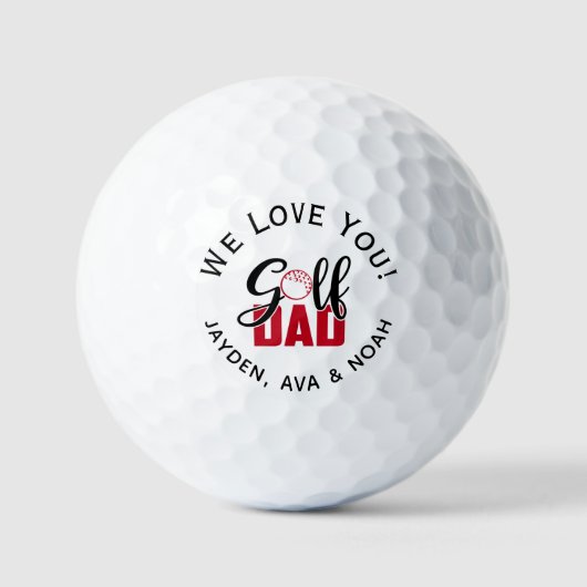 Golf Vater Golfball (Vorderseite)
