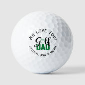 Golf Vater Golfball (Vorderseite)
