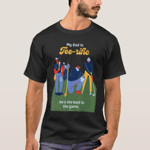 Golf Vater Golfer Golfbälle Vater T-Shirt