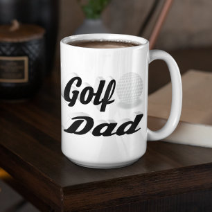 Golf Vater Halbtext Riesenkaffee Tasse