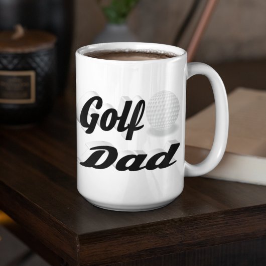 Golf Vater Halbtext Riesenkaffee Tasse