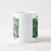 Golf Vater I Liebe Sie zum Rough and Back 2 Foto Jumbo-Tasse (Vorderseite)