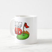 Golf-Vater Kaffeetasse (Vorderseite Links)