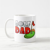 Golf-Vater Kaffeetasse (Links)