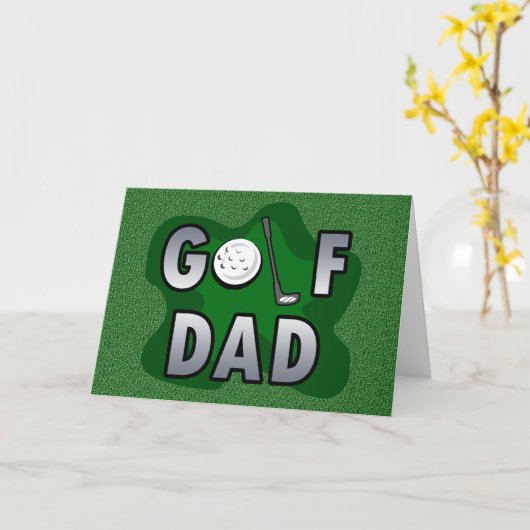 Golf Vater Karte (Gelbe Blume)