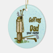 Golf Vater Keramik Ornament (Links)