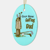 Golf Vater Keramik Ornament (Links)