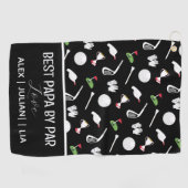 Golf Vater Par Golfhandtuch (Horizontal)