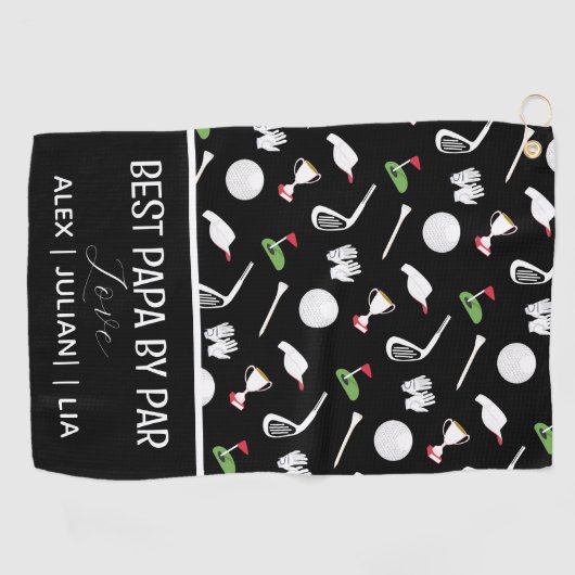 Golf Vater Par Golfhandtuch (Horizontal)