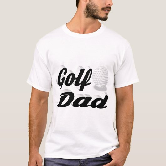 Golf Vater T - Shirt (Vorderseite)