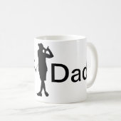 Golf Vater Tasse - MVB Design 1 (VorderseiteRechts)