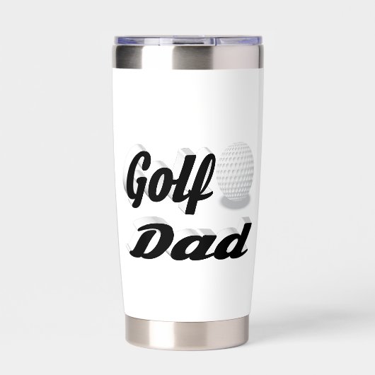 Golf Vater Thermobecher (Vorderseite)