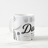 Golf Vater Vatertag Kaffeetasse (Vorderseite Links)