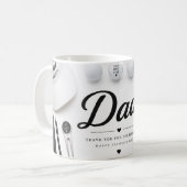 Golf-Vater Vatertag Kaffeetasse (Vorderseite Links)
