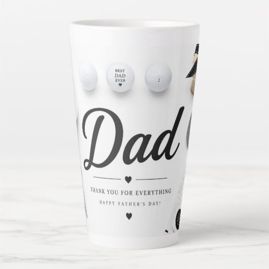 Golf-Vater Vatertag Kaffeetasse Milchtasse (Vorderseite)