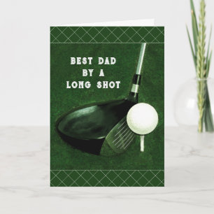 Golf Vater Vatertag Karte